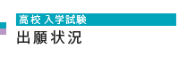 高校 入学試験 出願状況 高校 入学試験 出願状況