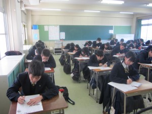 明日は五ツ木模試を実施します 東海大学付属大阪仰星高等学校中等部 高等学校