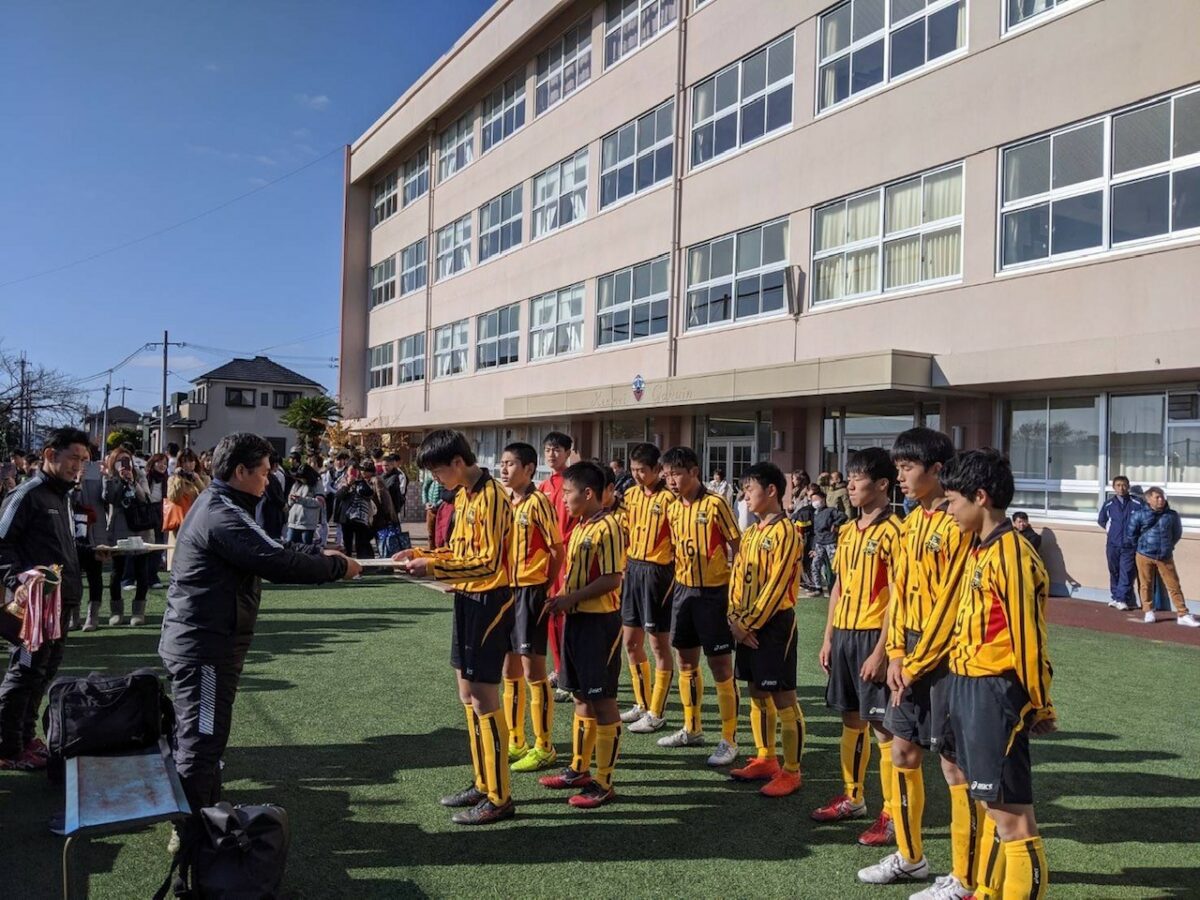 中等部サッカー部 第22回大阪府私立中学校サッカー大会優勝 東海大学付属大阪仰星高等学校中等部 高等学校