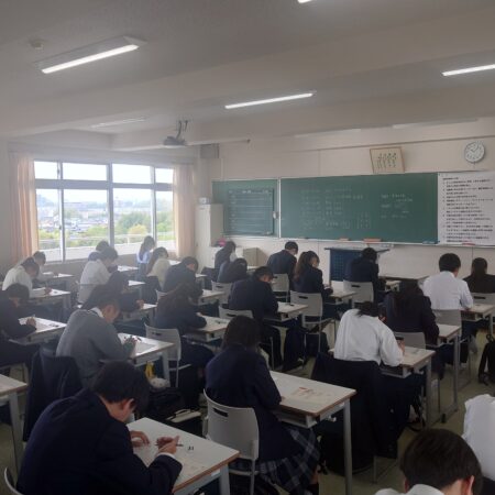 高校１年生　到達度テストを実施しました