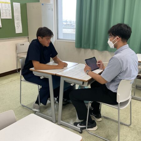 二者面談期間がはじまっています！