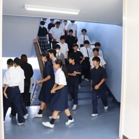 防災訓練を行いました。