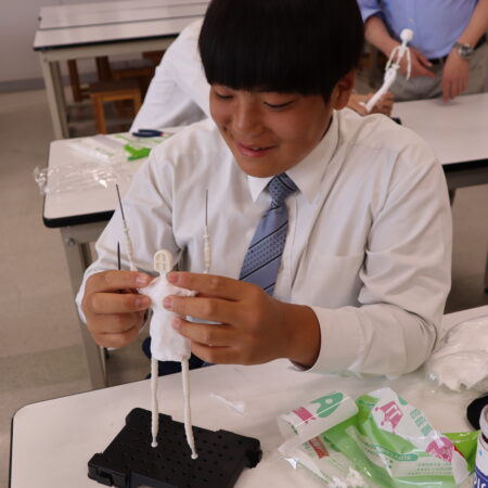 ３年生　美術の授業の様子