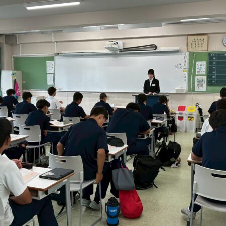 教育実習生による道徳の授業