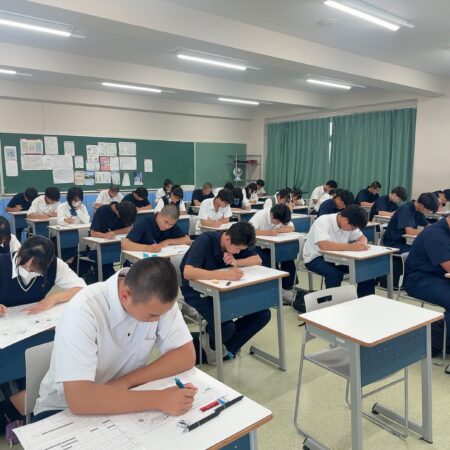 前期期末テストが終了しました