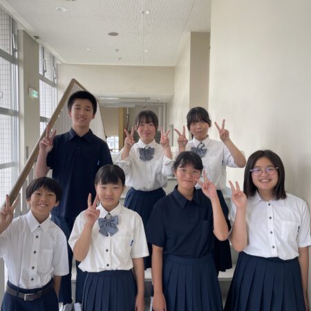 ようこそ！在校生スタッフが心を込めてお迎えしました