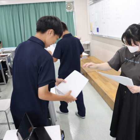 答案返却を実施しました